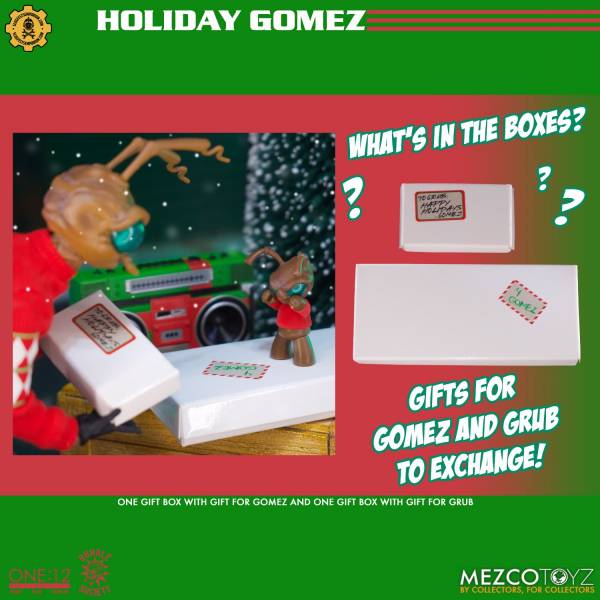 MEZCO TOYZ One:12 Collective Holiday Gomez 聖誕節螞蟻 可動完成品 MEZCO TOYZ,One:12 Collective,Holiday Gomez,聖誕節螞蟻,可動完成品,