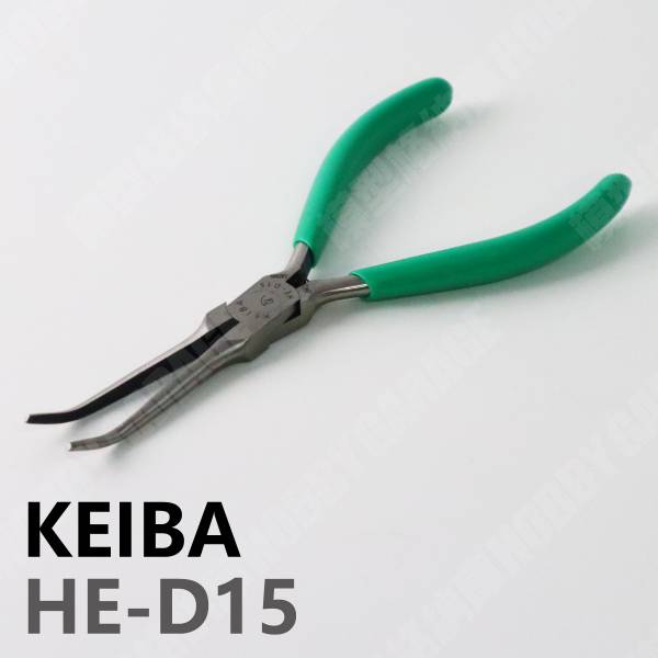 日本馬牌 KEIBA HE-D15 電子用彎頭尖嘴鉗 日本馬牌,KEIBA HE-D15,彎頭尖嘴鉗