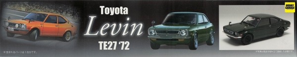 1/24 Toyota TE27 Levin 1972 FUJIMI ID53 富士美 組裝模型 FUJIMI,1/24,ID,Toyota,TE27,Levin,1972
