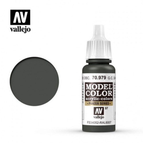 Acrylicos Vallejo AV水漆 模型色彩 Model Color 097 #70979 德國迷彩暗綠色 17ml Acrylicos Vallejo,模型色彩,Model Color,097,#,70979,德國迷彩暗綠色,17ml,AV水漆