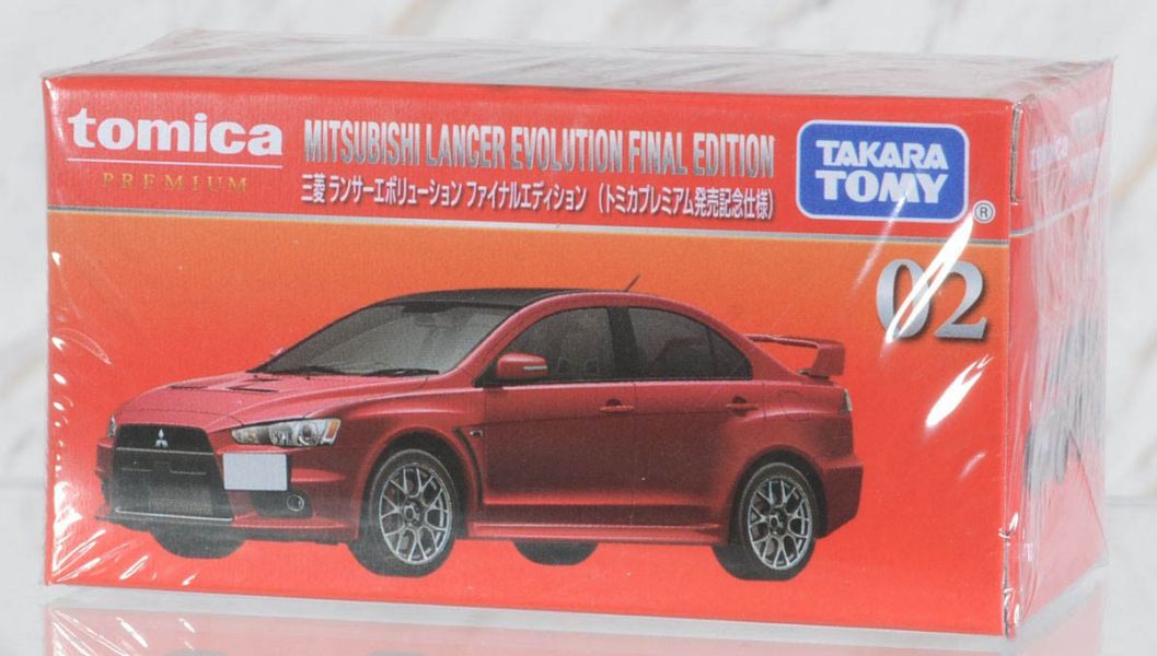 TOMICA Premium 02 多美小汽車 三菱 Mitsubishi Lancer Evolution Final 發售紀念仕樣 TOMICA Premium 02 多美小汽車 三菱 Mitsubishi Lancer Evolution Final 發售紀念仕樣