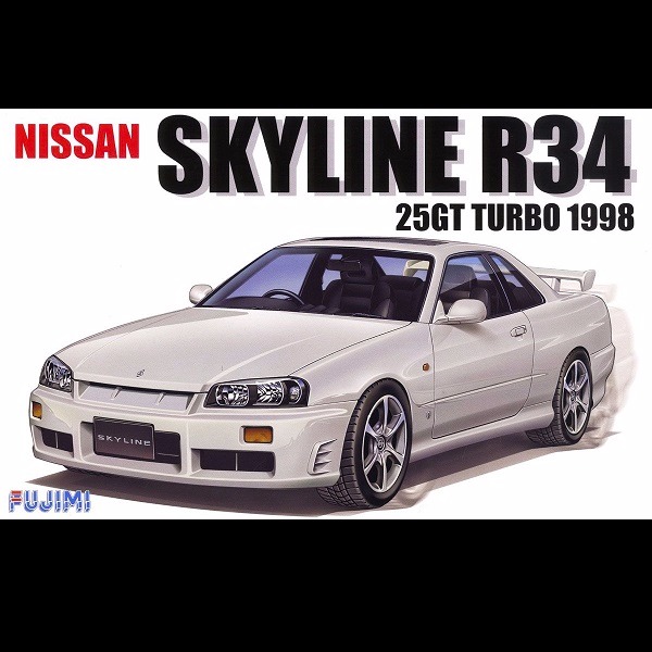 1/24 R34 Skyline 25GT Turbo 1998 FUJIMI ID124 富士美 組裝模型 FUJIMI,1/24,ID,NISSAN,SKYLINE,R34,TURBO,1998,