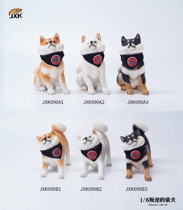JXK 1/6 叛逆的柴犬 全6種 分別販售 JXK,1/6,叛逆的柴犬,全6種,分別販售,