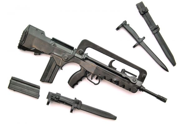TOMYTEC 1/12 迷你武裝 LA057 FAMAS F1 突擊步槍 組裝模型 Tomytec,1/12,迷你武裝,LA057,FAMAS F1,突擊步槍