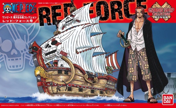 BANDAI 海賊王 航海王 G.S.C 偉大船艦收藏集 004 紅色勢力號 海賊王,艾斯,黑桃海賊團