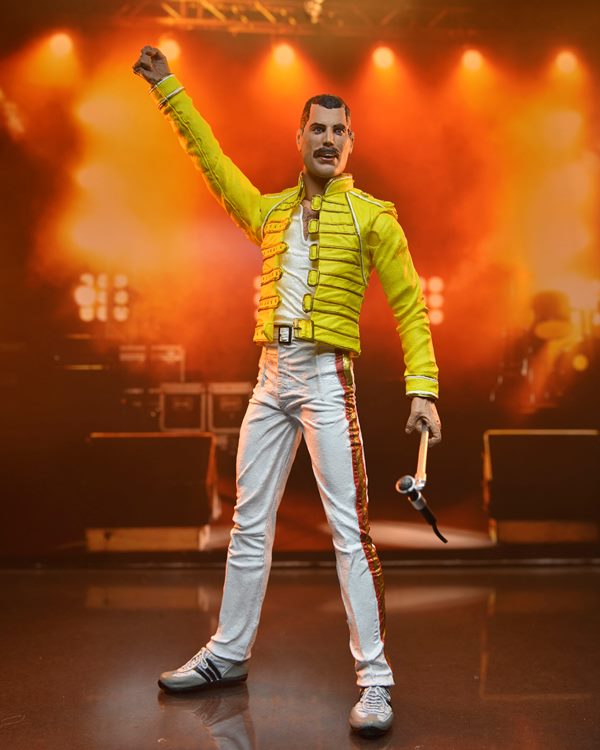 NECA 7吋 Freddie Mercury 佛萊迪·墨裘瑞 黃夾克版 皇后樂團 Queen 可動完成品 NECA 7吋 Freddie Mercury 佛萊迪·墨裘瑞 黃夾克版 皇后樂團 Queen 可動完成品
