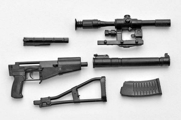 Tomytec 1/12 迷你武裝 LA042 消音狙擊步槍 AS VAL TYPE 組裝模型 Tomytec,1/12,迷你武裝,LA042,消音狙擊步槍,AS VAL TYPE,組裝模型