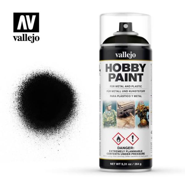 Acrylicos Vallejo 28012 噴罐 Hobby Spray Paint 黑色底漆 Black Primer Acrylicos,Vallejo,28012,噴罐,Hobby,Spray,Paint,黑色底漆,Black,Primer,