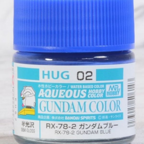 GSI 郡氏 水性漆 HUG-002 RX-78-2專用藍色 半光澤 GSI,郡氏,水性漆,HUG-002,RX-78-2,專用,藍色,半光澤