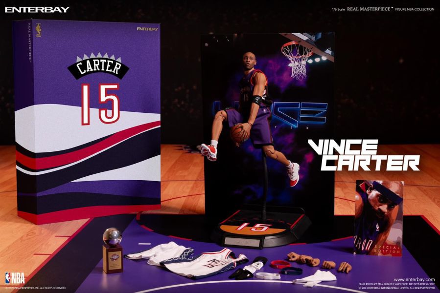 ENTERBAY 1/6 NBA系列 暴龍隊/籃網隊 文斯卡特 Vince Carter 可動完成品 ENTERBAY 1/6 NBA系列 暴龍隊/籃網隊 文斯卡特 Vince Carter 可動完成品