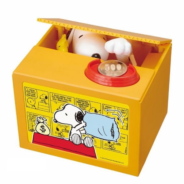SHINE 史努比 Snoopy 偷錢存錢筒 儲金箱 SHINE 史努比 Snoopy 偷錢存錢筒 儲金箱