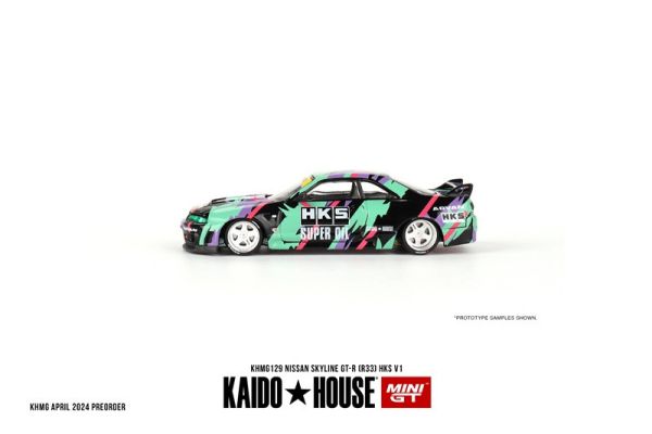 KAIDO HOUSE x MINIGT 1/64 日產 Nissan Skyline GT-R R33 HKS V1 KAIDO HOUSE x MINIGT 1/64 日產 Nissan Skyline GT-R R33 HKS V1