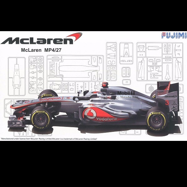 1/20 Mclaren MP4/27 麥拉倫 澳洲站 FUJIMI GP11 富士美 組裝模型 FUJIMI,1/20,McLaren,麥拉倫,GP,F1,