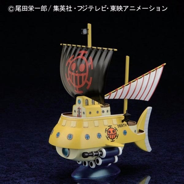 BANDAI 海賊王 航海王 G.S.C 偉大船艦收藏集 002 羅的潛艦 組裝模型 海賊王,艾斯,黑桃海賊團