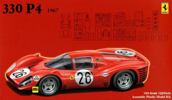 1/24 Ferrari 330P4 附引擎 蝕刻片 FUJIMI RS48 富士美 組裝模型 FUJIMI,1/24,RS,Ferrari,330P4,引擎,蝕刻片,