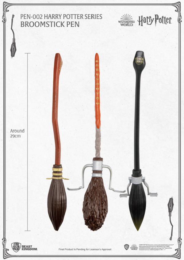 PEN-002 哈利波特系列 飛天掃帚筆 全3種 分別販售 PEN-002 哈利波特系列 飛天掃帚筆 全3種 分別販售