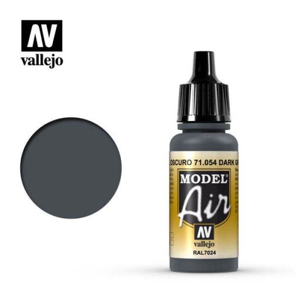 Acrylicos Vallejo 71054 模型噴塗色彩 Model Air-深灰藍色 Dark Grey Blue-17 ml. Acrylicos,Vallejo,71054,模型噴塗色彩,Model Air,深灰藍色,Dark,Grey,Blue,17 ml,