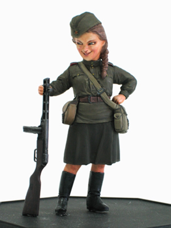 Finemolds 1/12 鳥山明設計 二戰蘇聯陸軍女性士兵 譚雅/PPSh1941 FT4 組裝模型 [請點貨到通知] Finemolds 1/12 鳥山明設計 二戰蘇聯陸軍女性士兵 譚雅/PPSh1941 FT4 組裝模型