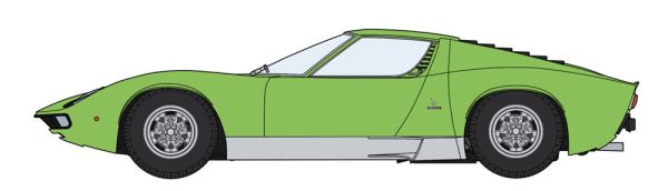 HASEGAWA 長谷川 1/24 藍寶堅尼 Lamborghini Miura P400 SV 細節增強ver. 組裝模型 HASEGAWA 長谷川 1/24 藍寶堅尼 Lamborghini Miura P400 SV 細節增強ver. 組裝模型