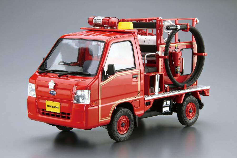 AOSHIMA 1/24 #119 速霸陸 TT2 SAMBAR 消防車 '11 組裝模型 AOSHIMA,1/24,#,119,速霸陸,TT2,SAMBAR,消防車,'11,組裝,模型,