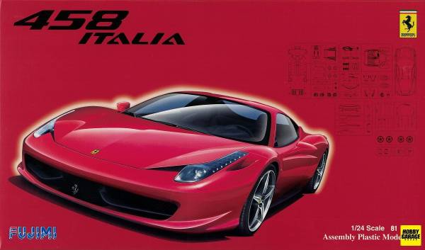 1/24 法拉利 ITALIA 458 FUJIMI RS81 富士美 組裝模型 FUJIMI,1/24,RS,法拉利,ITALIA,458,組裝模型