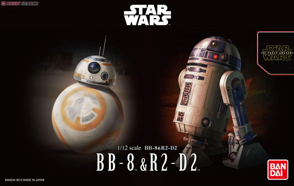 BANDAI 1/12 星際大戰 STAR WARS 星際大戰 BB-8＆R2-D2 組裝模型 BANDAI,1/12,星際大戰,STAR,WARS,星際大戰,BB-8＆R2-D2,