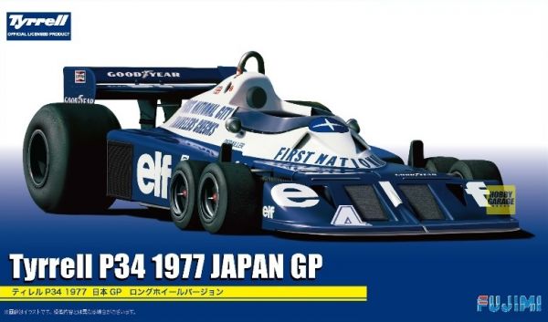 1/20 GP17 Tyrrell Racing   P34 1977 日本GP Long wheel version FUJIMI 富士美 ,GP17,Tyrrell,Racing,P34,1977,日本GP,Long,wheel,version,