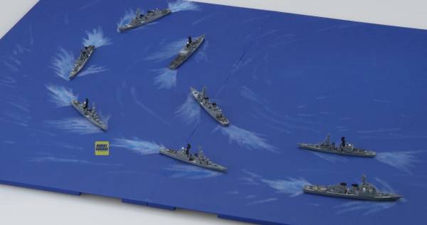 1/3000 海上自衛隊 第1護衛隊群 1998 付艦載直升機 FUJIMI 軍艦34EX1 富士美 組裝模型 FUJIMI,1/3000,軍港,軍艦,海上自衛隊,護衛隊,