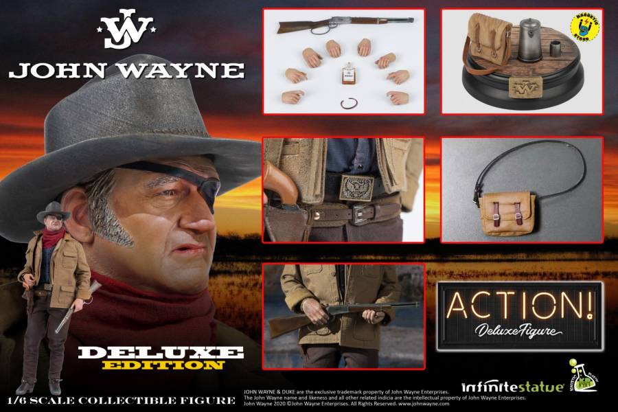 Infinite Statue 1/6 美國電影演員 John Wayne 約翰•韋恩 DX版 可動完成品 Infinite Statue,1/6,美國電影演員,John Wayne,約翰韋恩 ,DX版,可動完成品,