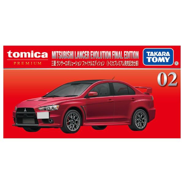 TOMICA Premium 02 多美小汽車 三菱 Mitsubishi Lancer Evolution Final 發售紀念仕樣 TOMICA Premium 02 多美小汽車 三菱 Mitsubishi Lancer Evolution Final 發售紀念仕樣