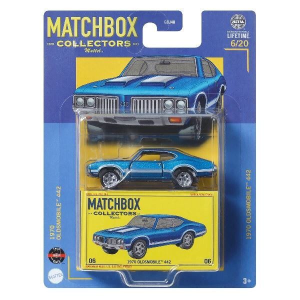MatchBox 火柴盒小汽車 收藏小車 奧茲摩比 OLDSMOBILE 442 1970 MatchBox 火柴盒小汽車 收藏小車 奧茲摩比 OLDSMOBILE 442 1970