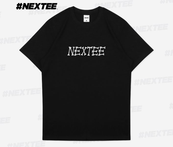 NEXTee NEXT系列 骷顱NEXT 短袖T恤 黑色 NEXTee NEXT系列 骷顱NEXT 短袖T恤 黑色