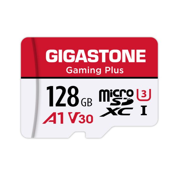 Gaming Plus microSDXC UHS-Ⅰ U3 A1V30 128GB遊戲專用記憶卡(支援Switch/GoPro) Gigastone,MicroSD,A1V30,高速記憶卡,128GB,附轉卡,讀取速度快,五年保固,備份豆腐,switch,空拍機,遊戲部落客,遊戲記憶卡