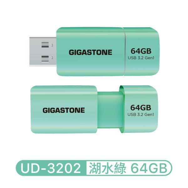 USB 3.2 Gen1 極簡滑蓋隨身碟 UD-3202 (湖水綠) Gigastone,128GB,USB3.1, 極簡,滑蓋隨身碟,UD-3202B,黑,高速隨身碟,優雅外觀,一體成形,堅固實用,耐撞,防水,原廠保固,五年,USB3.0,Gen 1,sandisk,transcend,samsung