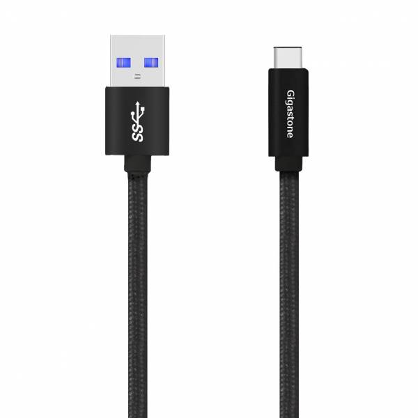 GC-6800B 鋁合金USB 3.1 gen 1 Type-C 充電傳輸線(Android/安卓手機充電線首選) GC-6800B, Gigastone GC-6800B, USB3.1, 5Gbps, 鋁合金, 編織線