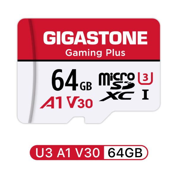 遊戲專用記憶卡 Gaming Plus 64GB-1TB (支援Switch/GoPro) Gigastone,MicroSD,A1V30,高速記憶卡,1TB,附轉卡,讀取速度快,五年保固,備份豆腐,switch,空拍機,遊戲部落客,遊戲記憶卡