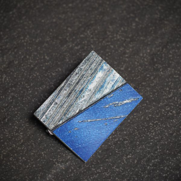 【江枚芳 Meifang Chiang Metal Arts】邊界系列胸針 Boundry Brooch 胸針,別針,鋁,陽極處裡
