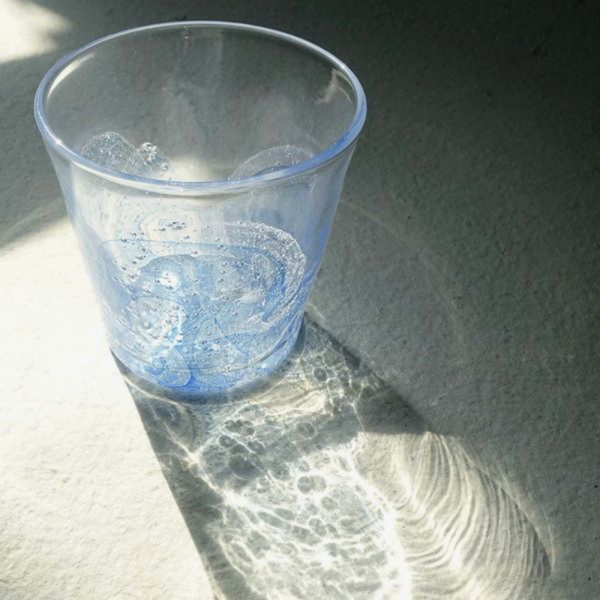 【丁右尉】嵐景_空藍水杯 玻璃,口吹玻璃,手作玻璃,玻璃杯,水杯,酒杯,威士忌杯