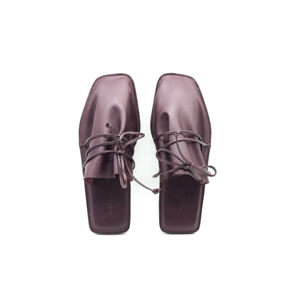 【Kilchu】Sack Slip Ons_勃根地紅 拖鞋,涼鞋,印度,牛皮,皮拖鞋,夾腳拖