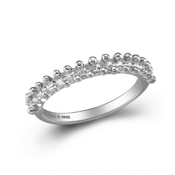 【TING H Jewelry】海浪的聲音_浪與沙 銀,純銀,戒指,海浪,海洋,925銀