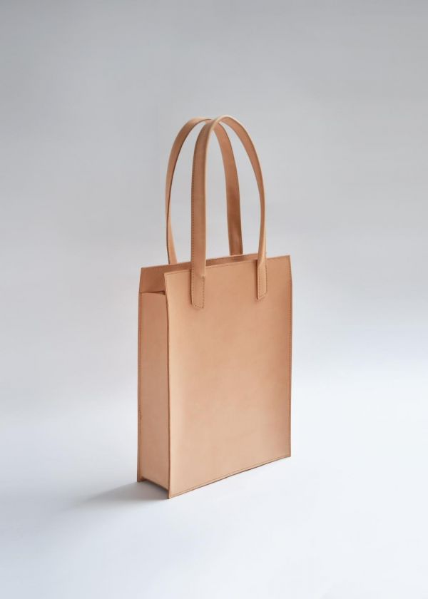 【Eclôt Design】雜誌肩背包 Magazine bag 背包,真皮,包包,皮包,手縫皮革,皮件,開口笑包,植鞣