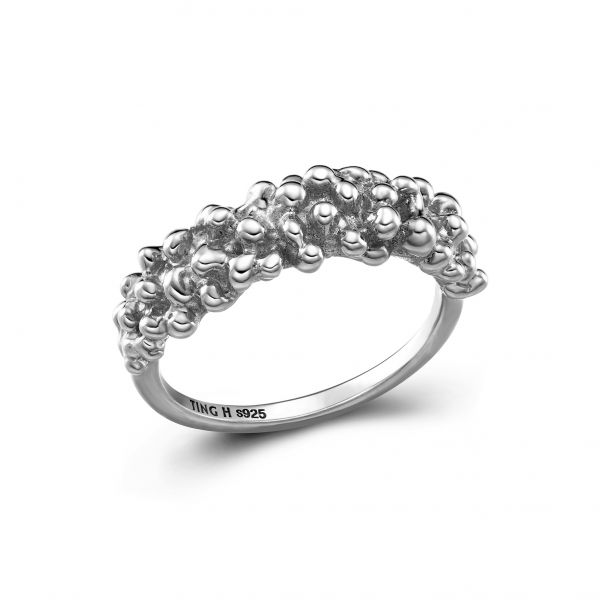 【TING H Jewelry】海浪的聲音_海岸線 銀,純銀,戒指,海浪,海洋,925銀