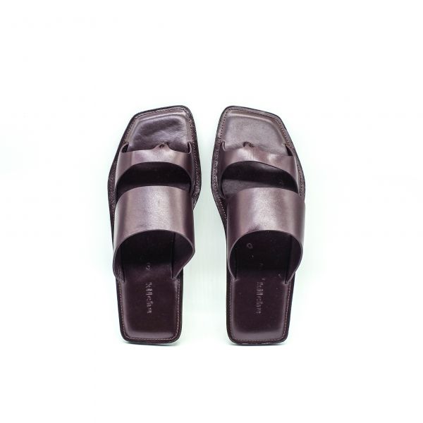 【Kilchu】Snuggle_勃根地紅 拖鞋,涼鞋,印度,牛皮,皮拖鞋,夾腳拖