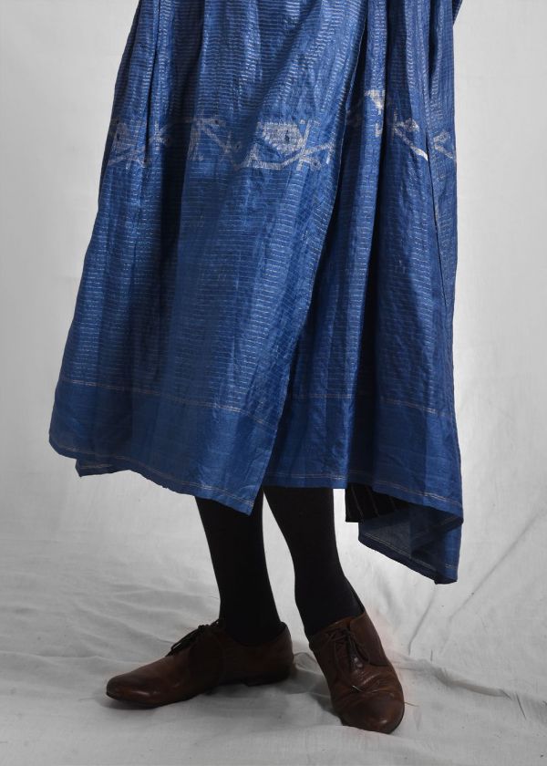 【Maku Textile】SUSIMA洋裝_G2079 手織,手紡紗,洋裝,罩衫,蠶絲,植物染,草木染