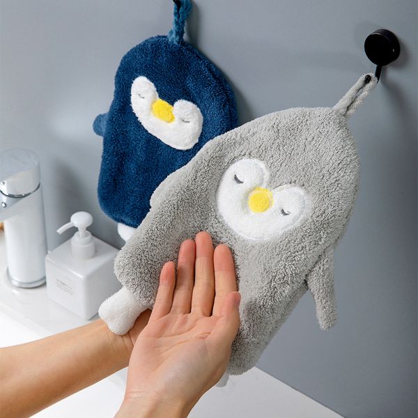 可愛企鵝擦手巾 可愛企鵝擦手巾