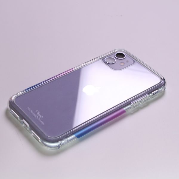 極空戰甲 透明系列 彩框設計 粉紫迷霧 保護殼,iPhone 13,iPhone 12,iPhone 11,iPhone  X,Apple,不變黃,透明殼,防撞殼,犀牛盾,UAG,casetify