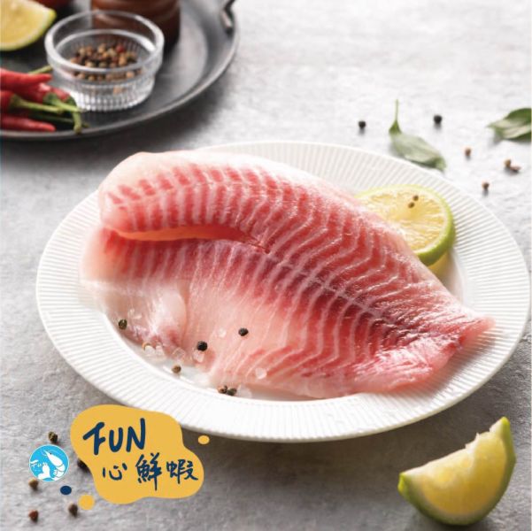 Fun心鮮蝦-生態養殖台灣鯛魚排200-250g 生態養殖台灣鯛魚排
Fun心鮮蝦