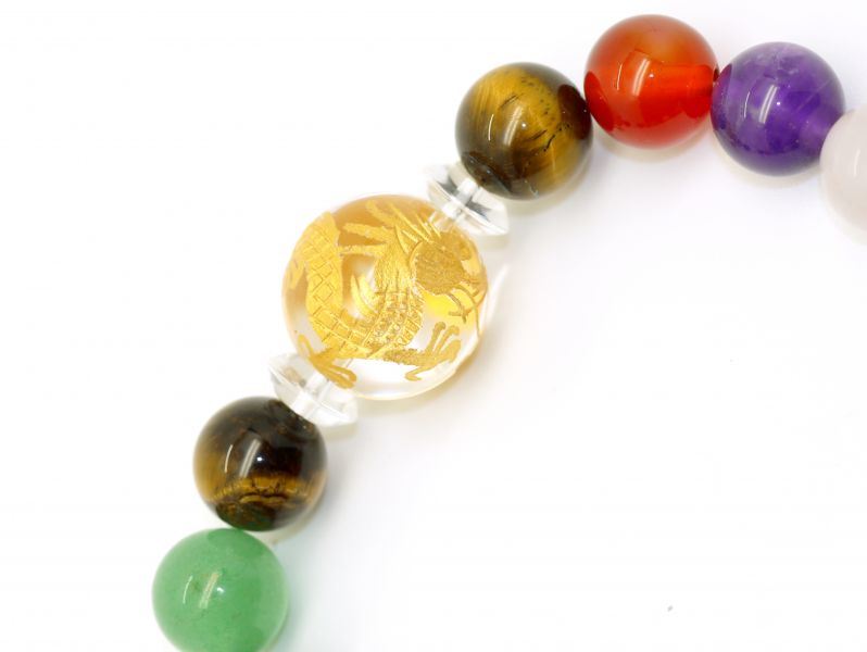 Multicolor Gemstone Beads Bracelet jade,crystal,tigereyes,onyx,jewelry,gemstone,beads,bracelet