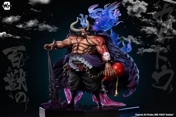WH-Studio 百獸海賊團最強生物凱多1.0雕像 