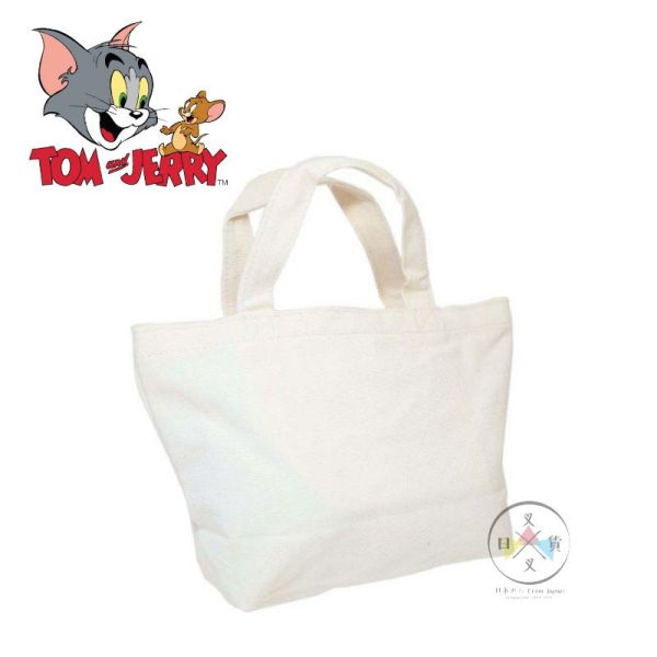 湯姆貓與傑利鼠 互看 伸出貓爪 帆布袋 便當袋  手提袋 小廢包 2選1 